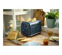 Grille pain électique Toaster Inox 2 fentes Extra-Larges Riviera&Bar Bleu