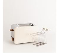 Grille-pain électrique - Create - TOAST RETRO Petit - Fentes XL - 6 niveaux - Réchauffage/Décongélation
