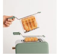 Grille-pain électrique - Create - TOAST RETRO Petit - Fentes XL - 6 niveaux - Réchauffage/Décongélation