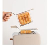 Grille-pain électrique - Create - TOAST RETRO Petit - Fentes XL - 6 niveaux - Réchauffage/Décongélation