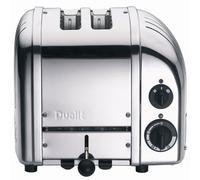 Grille-pain électrique - DUALIT - NewGen 2 verrous - 2 tranches - Gris poli - 1200 W