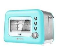 Grille-pain électrique transparent automatique 800w couvercle anti-poussière en acier inoxydable à 6 vitesses