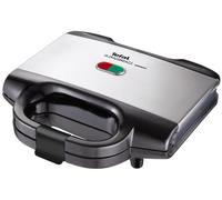 Grille-pain électrique ultracompact Tefal 700 W en acier inoxydable noir