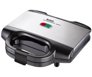Grille-pain électrique ultracompact Tefal 700 W en acier inoxydable noir