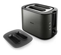 Grille-pain en acier inoxydable - PHILIPS - HD2651/80 - 950 W - 2 tranches - Commande mécanique