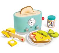 Grille Pain Enfant Jouet Interactif-Jeu Imitation Dinette Enfant 2 Ans-Ensemble Accessoires Cuisine Réalistes,Dejeuner-Cadeau Fille Garçon-Jeu Éducatif Créativité,Motricité
