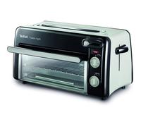Grille-pain et mini-four 2-en-1 - SUTEO - TL600810 - Acier inoxydable - 6 niveaux de dorage