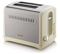 Grille-pain - GORENJE - T1100CLI - Beige - 2 tranches - Fonction de dégivrage