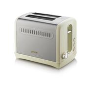 Grille-pain - GORENJE - T1100CLI - Beige - 2 tranches - Fonction de dégivrage