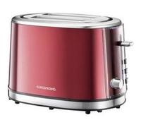 Grille-pain Grundig TA6330 rouge (métallisé), acier inoxydable Rouge G