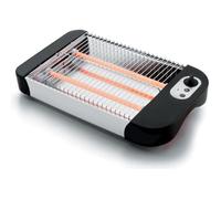 Lacor Grille-pain électrique horizontal 69163 – 20 x 25 cm – Gris
