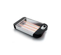 Lacor Grille-pain électrique horizontal 69163 – 20 x 25 cm – Gris
