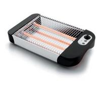 Lacor Grille-pain électrique horizontal 69163 – 20 x 25 cm – Gris