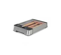 Grille-pain horizontal Orbegozo TO 2030 Inox 600W - 6 positions - Minuterie sonore - Bac à miettes G
