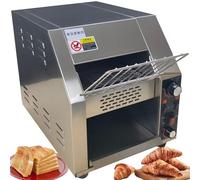 Grille-pain industriel robuste avec double tube chauffant et 7 réglages de vitesse pour une utilisation en restaurant