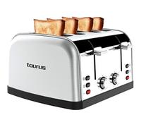 Grille-pain Inox 1900W 4 Fentes Courtes