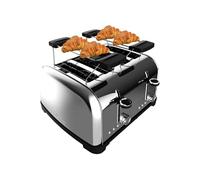 Grille-pain Inox 4 Fentes 1700W Support Baguette