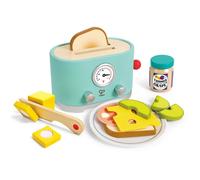 Hape Grille Pain Enfant Jouet Interactif - Jeu Imitation Dinette Enfant 2 Ans - Ensemble Accessoires Cuisine Réalistes, Dejeuner - Cadeau Fille Garçon - Jeu Éducatif Créativité, Motricité