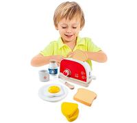 Grille-Pain Jouet en Bois Toaster Set Molto