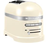 KitchenAid Grille-pain Artisan – 2 tranches, 7 niveaux, décongélation, porte-sandwich – Crème
