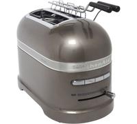 KitchenAid Grille-pain 5KMT2204EMS Médaille d'argent, 2 tranches, 7 niveaux