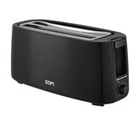 Grille-pain long EDM 07706 double fente design noir