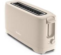 Grille-pain Longue fente Moulinex Morning LS2M0B10 1000 W Gris Chaud Gris H