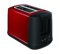 Moulinex LT340D11 grille-pain 7 2 part(s) 850 W Rouge, Acier inoxydable