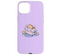 Grille-Pain Mignon avec Toast Kawaii Breakfast Art Coque pour iPhone 15 Plus