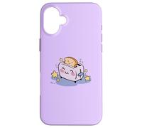 Grille-Pain Mignon avec Toast Kawaii Breakfast Art Coque pour iPhone 16 Plus