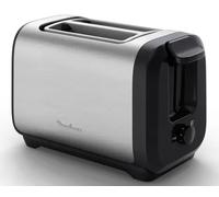 Grille-pain 2 fentes 1300w inox Moulinex LT5S0DE0 inox et noir G