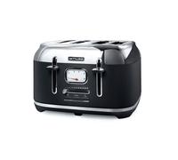 Muse Grille-pain MS-131 BS 4 fentes 1800W Acier inoxydable Noir et Argent