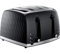 Grille-Pain Nid D'abeille 4 Tranches (Fentes Indépendantes Et Extra Larges Avec Levage Élevé,6 Niveaux De Brunissage,Fonction Frozen/Annulation/Réchauffage,Plateau Ramasse-Miettes