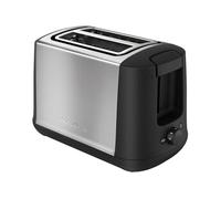 Grille-pain Noir Inox 2 Fentes 850W
