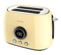 Grille-pain numérique Cecotec ClassicToast 8000 Yellow Jaune, 2 fentes courtes extra larges Jaune G