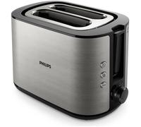 Grille-pain Philips Daily Collection - 2 fentes pour toasts et pains - Métal HD2650/90