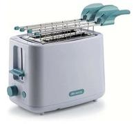 Grille-pain pour petit-déjeuner Ariete 157 760 W 2 tranches de pain Pinces en acier inoxydable 7 niveaux Blanc Blanc G