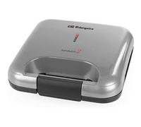 Grille-pain pour sandwich Orbegozo SW 4200 Noir 800W - Plaques antiadhésives - Compact et facile à nettoyer Noir