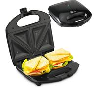 Grille-Pain Pour Sandwichmaker, Grille-Pain 750 W, Avec Pieds Antidérapants, Poignée Isolée, Voyants De Contrôle, Revêtement[PE690]