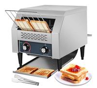Grille-pain Professionnel 300 Tranches/heure, 2200 W, Grille-pain De Camping, Grille-pain électrique à Tapis Roulant Pour Toasts, Petits Pains, Bagels, Four Robuste En Acier Inoxydable Restaurant