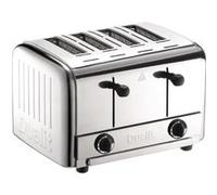 Grille pain Dualit Grille Pain Professionnel Contrôle Indépendant - 4 Tranches - - - Acier inoxydable 350x360x230mm