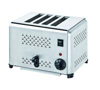 Grille-Pain Professionnel Inox 4 Tranches - Pujadas - - Acier inoxydable370 x210x230mm