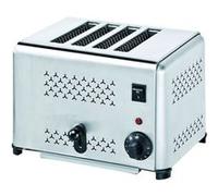 Grille-Pain Professionnel Inox 4 Tranches - Pujadas - - Acier inoxydable370 x210x230mm