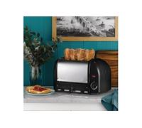 Grille-pain aluminium noir 4 fentes, 2200 W, 220 V - MONO Noir