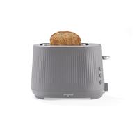 Grille-pain Progress Mellow 2 tranches - Fonctions décongélation, réchauffage et annulation, 6 niveaux de dorage, plateau ramasse-miettes amovible, grille de maintien au chaud, compact, 750W