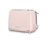 Grille pain retro 2 tranches en acier inoxydable rose