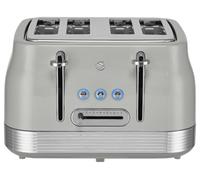 Grille-Pain Rétro 4 Tranches, Gris - ST19029GRY
