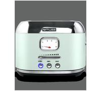 GRILLE-PAIN RETRO VINTAGE COULEUR VERTE 2 fentes en Acier inoxydable