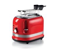 Grille-pain Rouge 2 Fentes 800W Moderne
