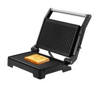 Grille-pain - ROYALTY LINE - Presse Panini - 1000W - Thermostat automatisé - Rouge